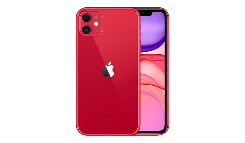 Apple iPhone 11 - (PRODUCT) RED - rouge - 4G smartphone - 128 Go - GSM