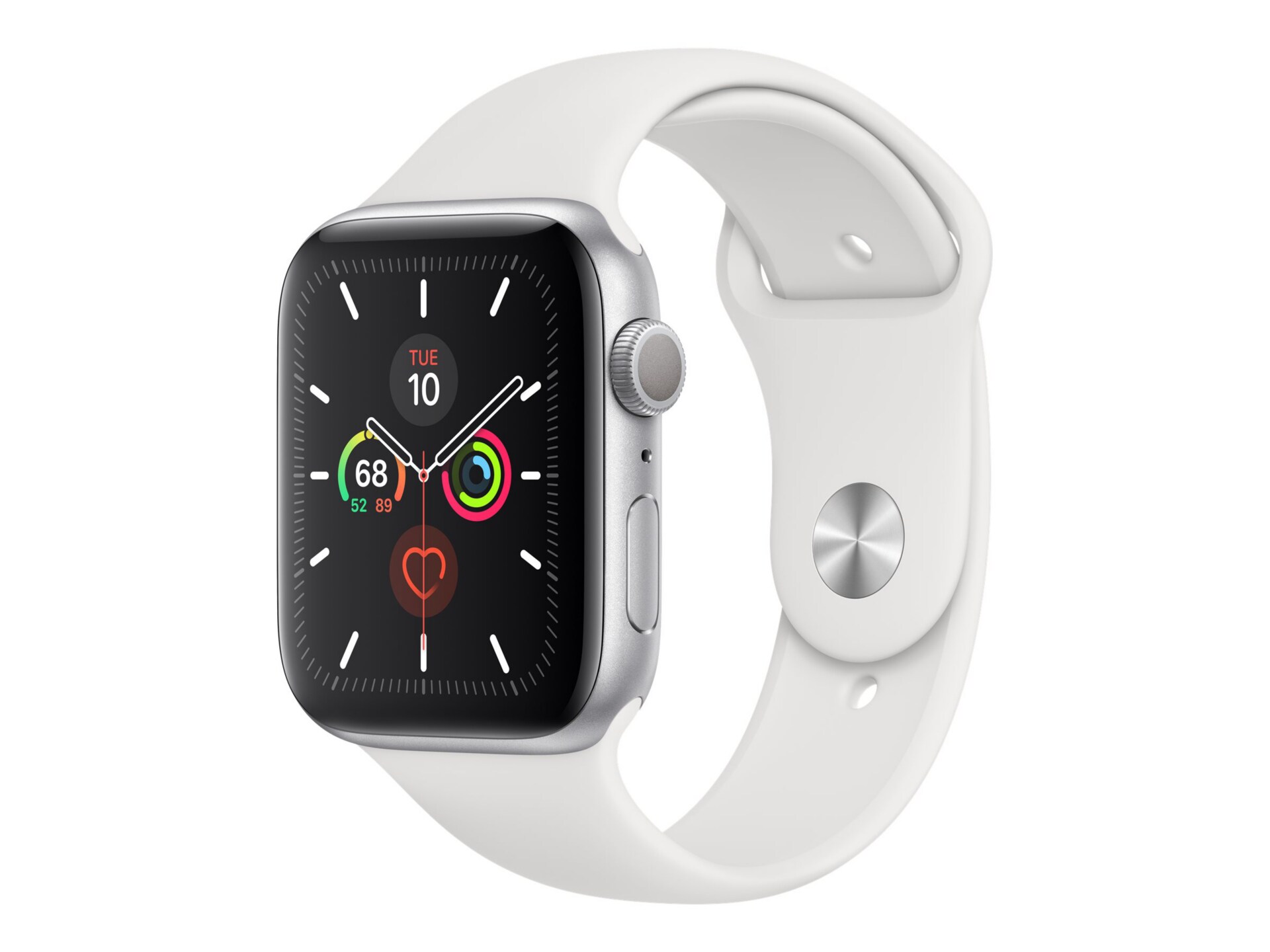 Apple Watch Series 5 (GPS + Cellular) - silver aluminum - smart watch with