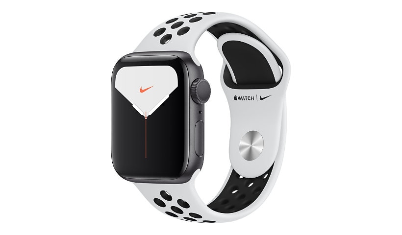 Apple Watch Nike Series 5 (GPS) - silver aluminum - smart watch with Nike s