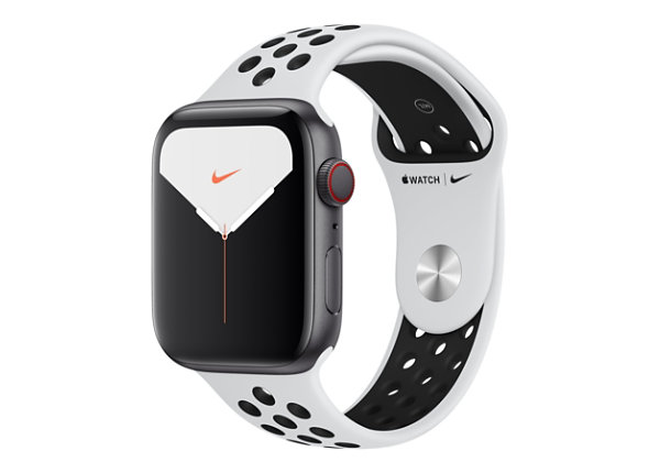 Apple Watch Nike Series 5 (GPS + Cellular) - silver aluminum - smart