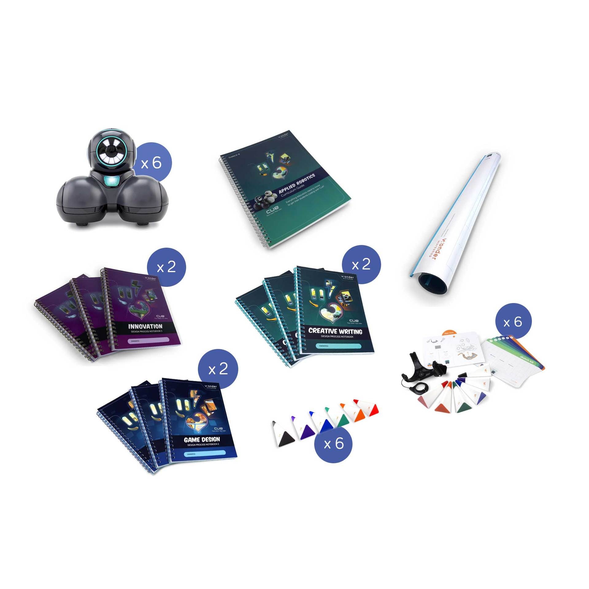 TEQ WONDER CUE STEAM PACK+CURRICULUM