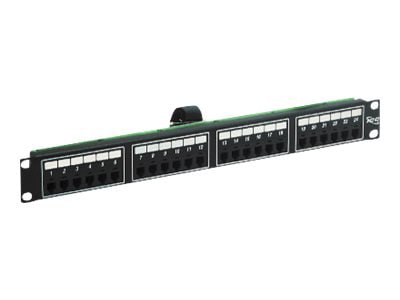 ICC ICMPP24TF2 - patch panel - 1U - 19"