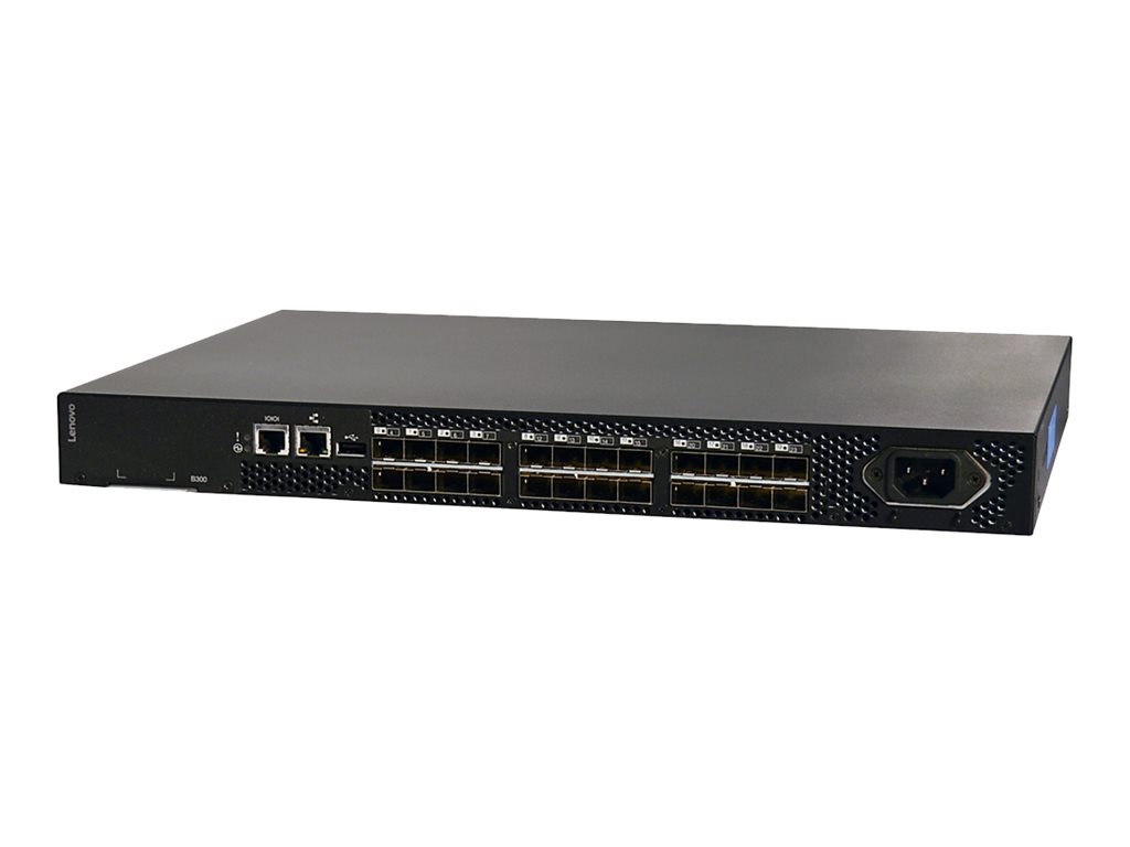 Lenovo B300 FC SAN - switch - 24 ports - managed - rack-mountable