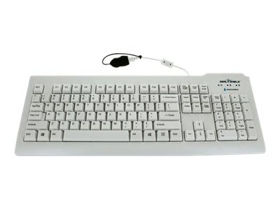 Seal Shield SEAL CLEAN - keyboard - QWERTY - Canadian French - white Input Device