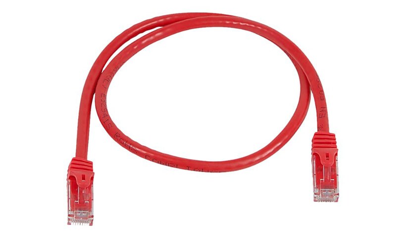 Monoprice FLEXboot Series patch cable - 30.5 cm - red