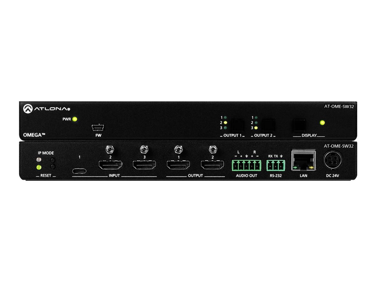 Atlona Omega AT-OME-SW32 3x2 matrix switcher