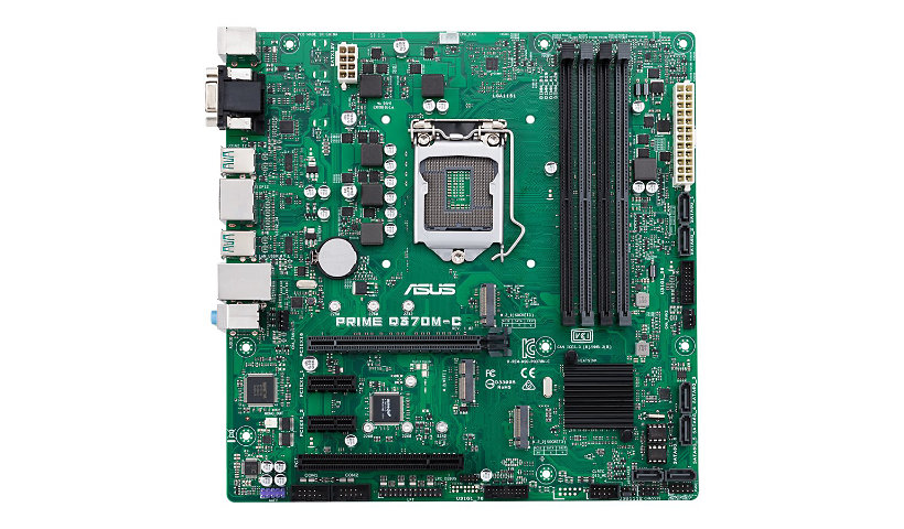 ASUS PRIME Q370M-C/CSM - motherboard - micro ATX - LGA1151 Socket - Q370