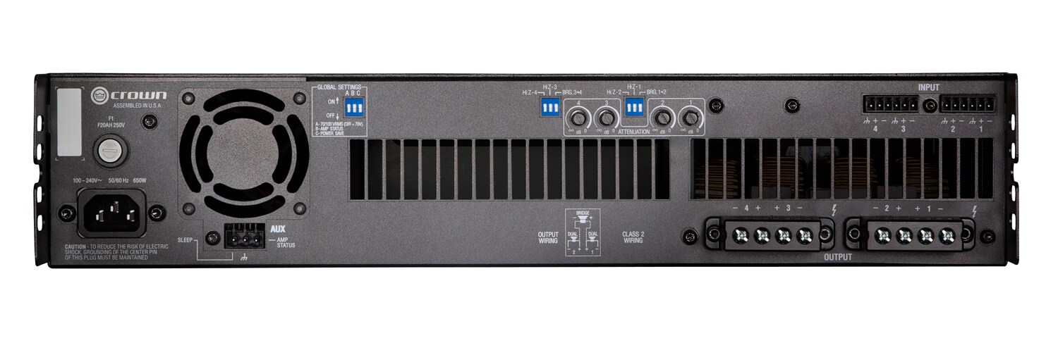Thumbnail 2 of 2 for Crown Four-Channel 300W Analog Power Amplifier
