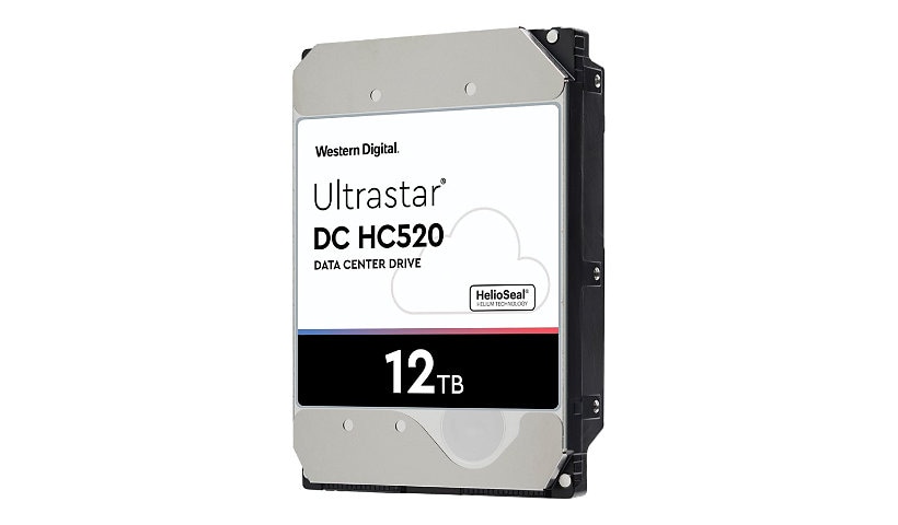 WD Ultrastar DC HC520 HUH721212ALE600 - hard drive - 12 TB - SATA 6Gb/s