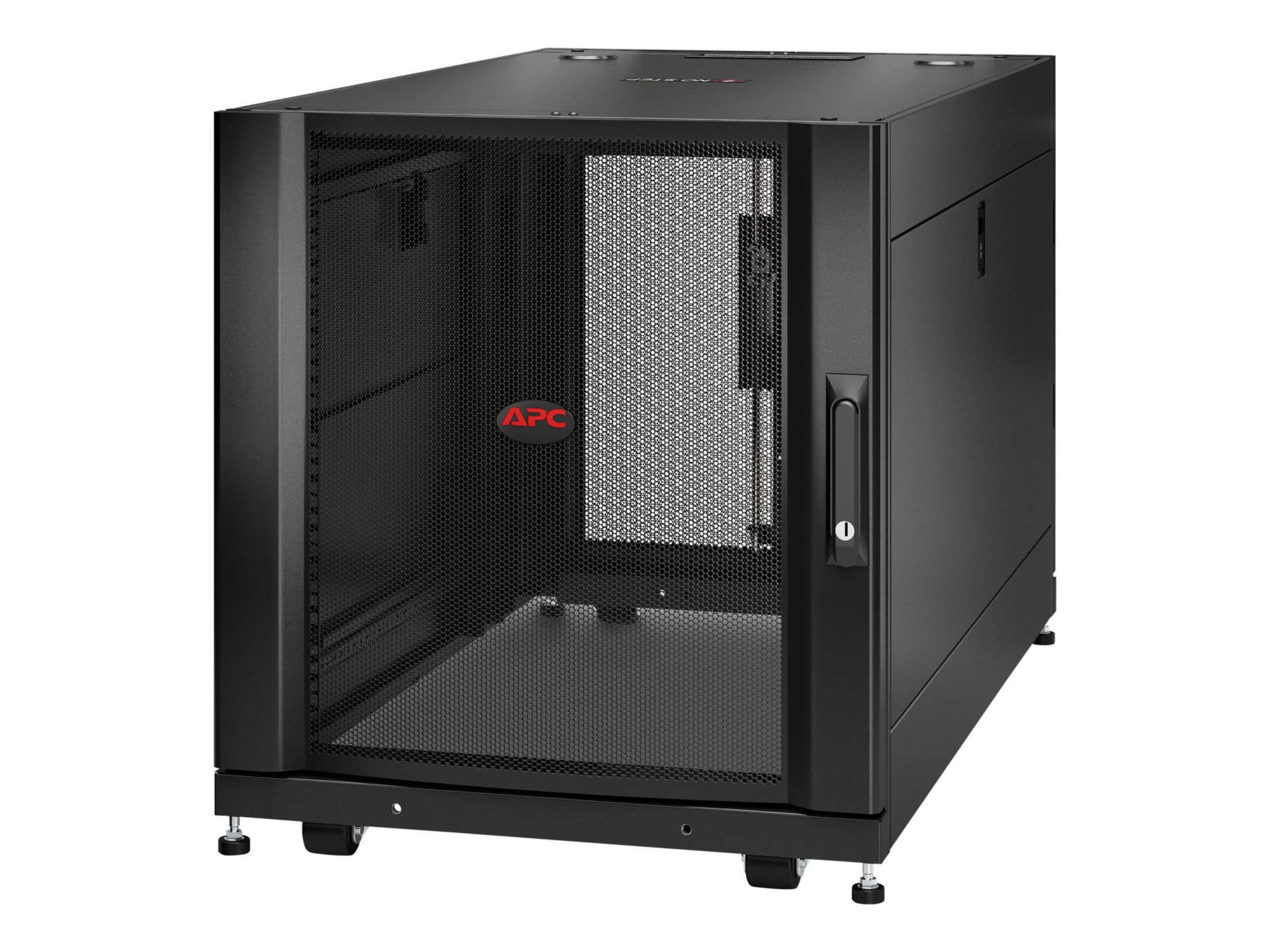 APC by Schneider Electric NetShelter SX 12U Server Rack Enclosure 600mm x 1070mm w/ Sides Black