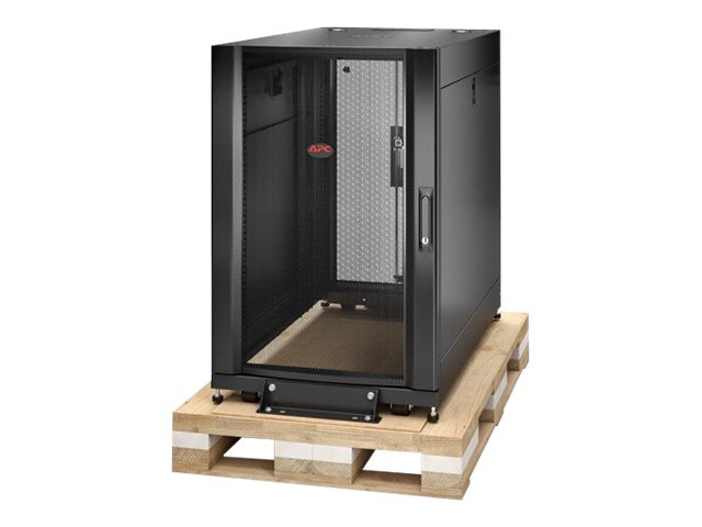 APC NetShelter SX, Server Rack Enclosure, 18U, Shock Packaging, Black, 925H