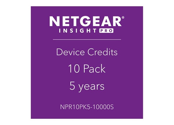 Netgear Insight Pro 10-Pack - 5 Year - Service