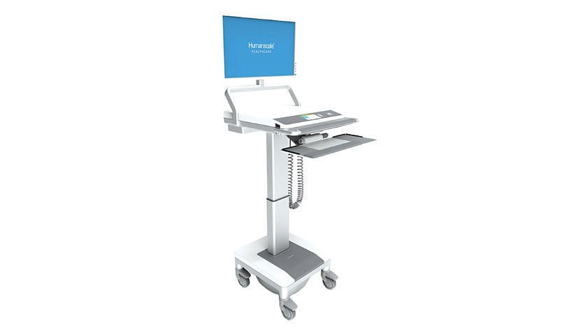 Humanscale Touchpoint T7 PC Cart with Adjustable Keyboard Tray