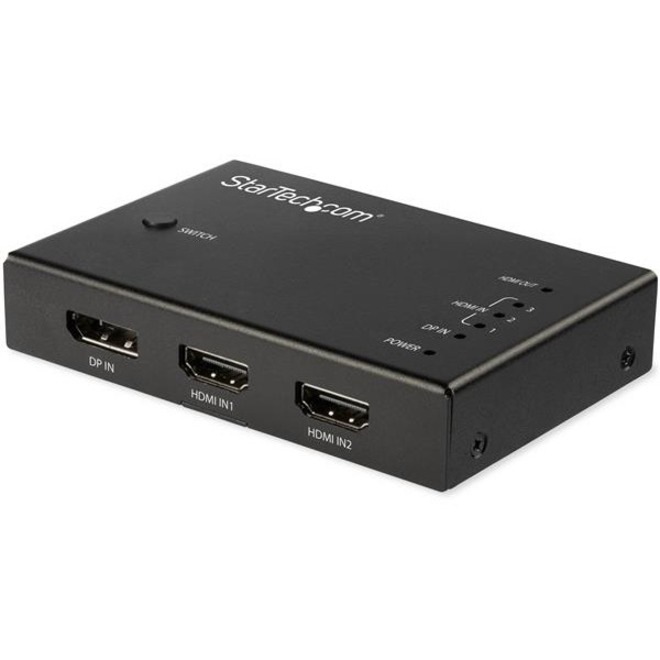 StarTech.com 4 Port HDMI Video Switch - 3x HDMI & 1x DisplayPort - 4K 60Hz