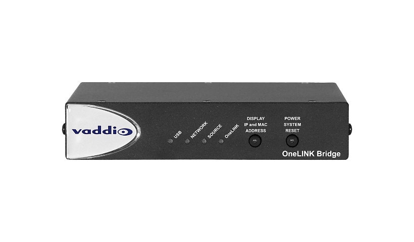 Vaddio OneLINK AV Bridge For HDBaseT Conference Cameras - Streaming Audio and Video