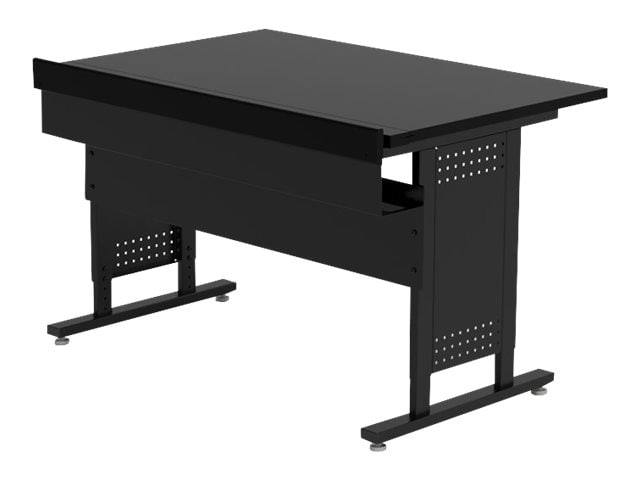 Spectrum Esports Evolution - table - rectangular - matte black, black accent