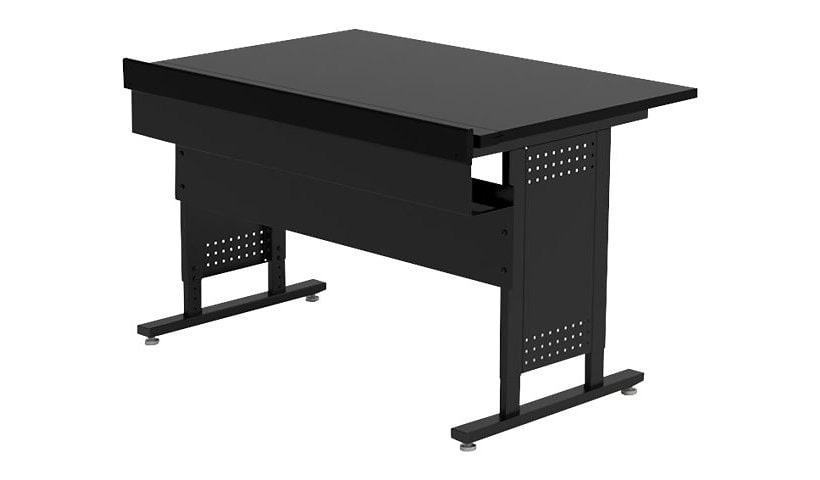 Spectrum Esports Evolution - table - rectangular - matte black, black accent