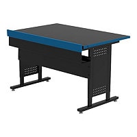 Spectrum Esports Evolution - table - rectangular - matte black, blue accent
