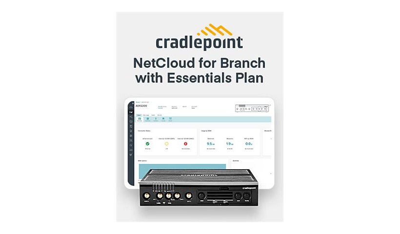 Cradlepoint AER2200-1200M-B - wireless router - WWAN - 802.11a/b/g/n/ac Wave 2 - desktop