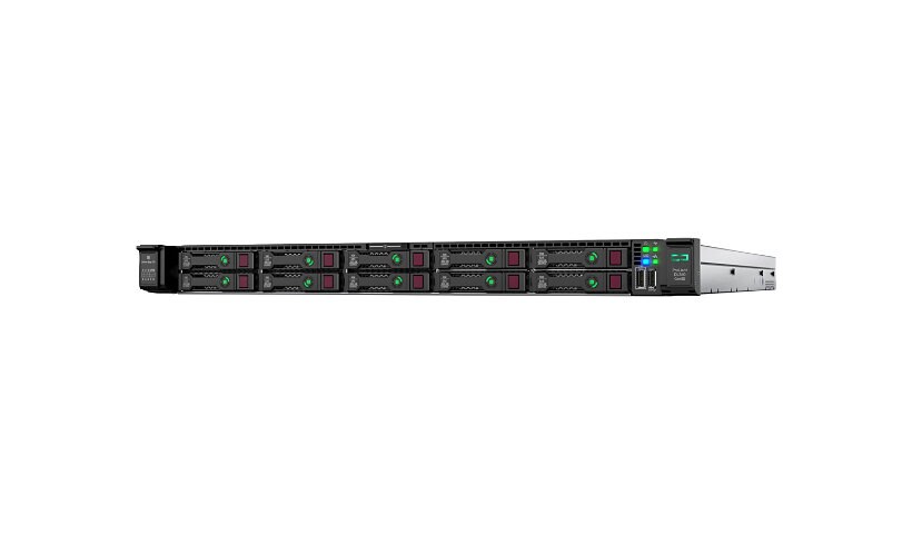 HPE ProLiant DL360 Gen10 SMB Network Choice - rack-mountable - Xeon Silver 4214 2.2 GHz - 16 GB - no HDD
