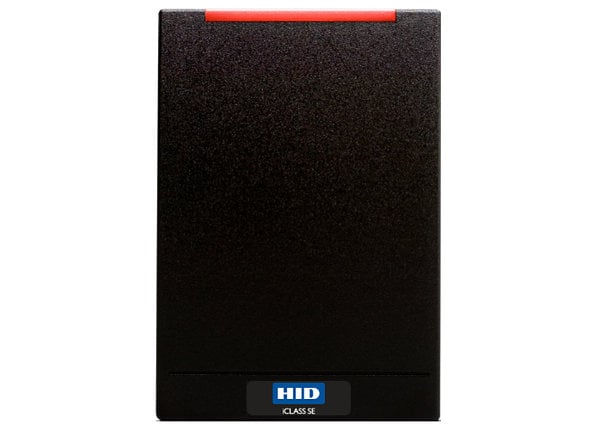 HID iCLASS R40 SE Contactless Smart Card Reader - Wall-Switch - Black