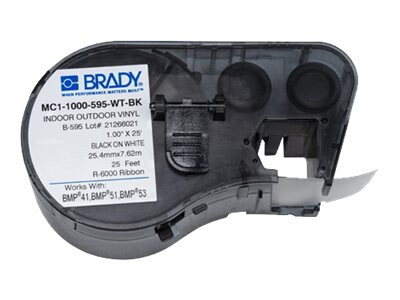 Brady B-595 - tape - 1 roll(s) - Roll (2.54 cm x 7.62 m)