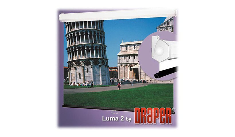 Draper Luma 2 with AutoReturn - projection screen - 120" (305 cm)