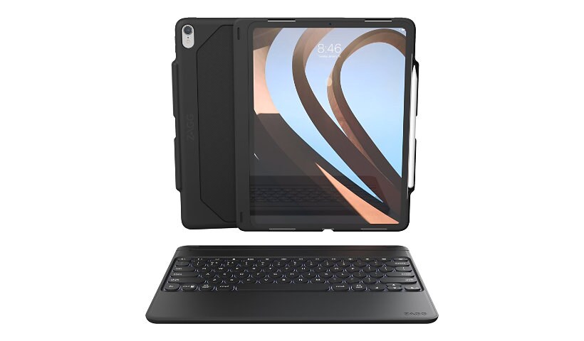 ZAGG Rugged Book go - keyboard and folio case - black