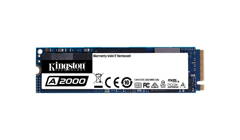 Kingston A2000 - Disque SSD - 250 Go - PCI Express 3.0 x4 (NVMe)