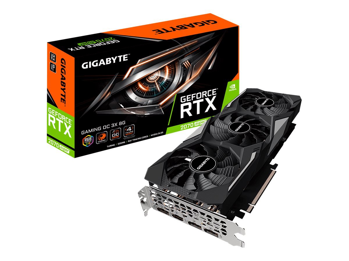 Gigabyte GeForce RTX 2070 SUPER GAMING OC 3X 8G - OC Edition - graphics car