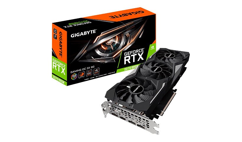 Gigabyte GeForce RTX 2070 SUPER GAMING OC 3X 8G - OC Edition - graphics car