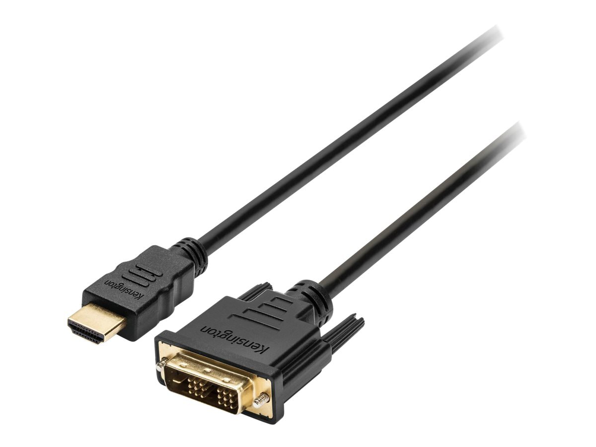 Kensington HDMI (M) to DVI-D (M) Passive Cable, 6ft - adapter cable - HDMI / DVI - 6 ft