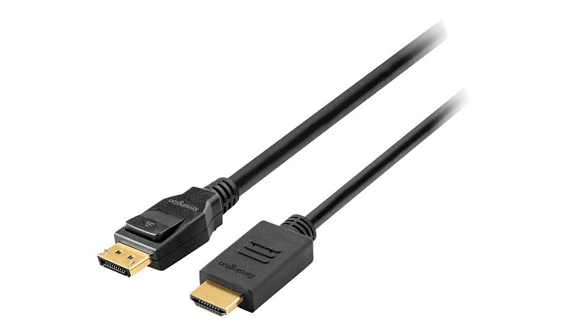 Kensington DisplayPort 1.2 (M) to HDMI (M) Passive Cable, 6ft - adapter cable - DisplayPort / HDMI - 6 ft