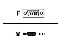 APC 6FT DC JACK 2.5MM/DB9 SERIAL CAB