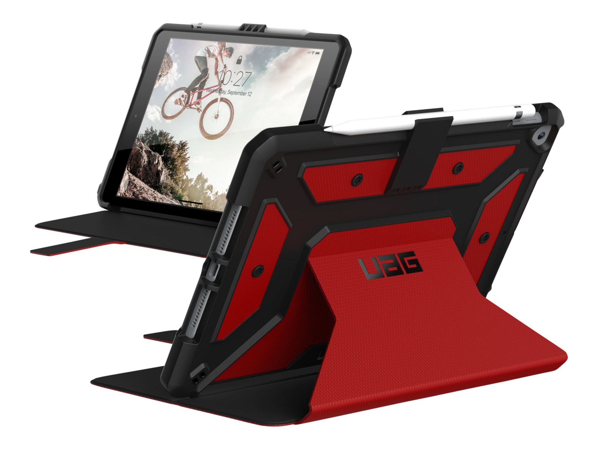 Thumbnail 6 of 14 for UAG Rugged Case for Apple iPad 10.2 in (7th/8th/9th gen)  -  Metropolis Magma