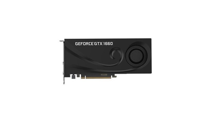 PNY GeForce GTX 1660 Blower - graphics card - GF GTX 1660 - 6 GB