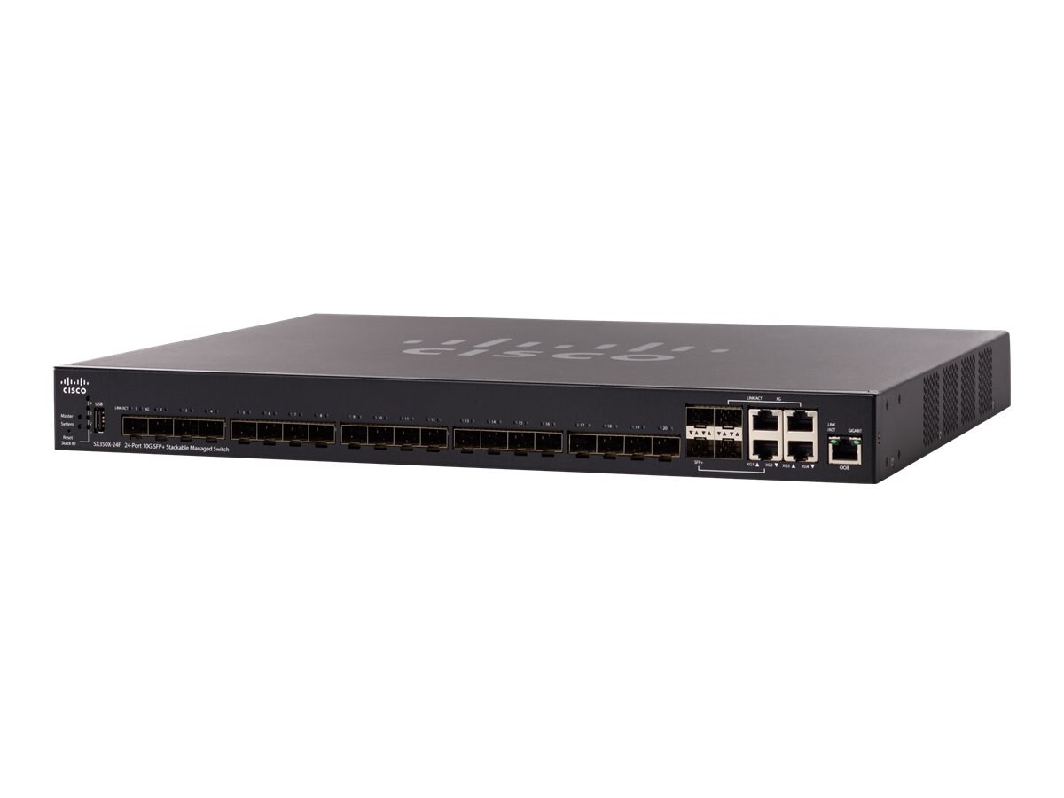 Cisco SX350X-24F - switch - 24 ports - managed - rack-mountable