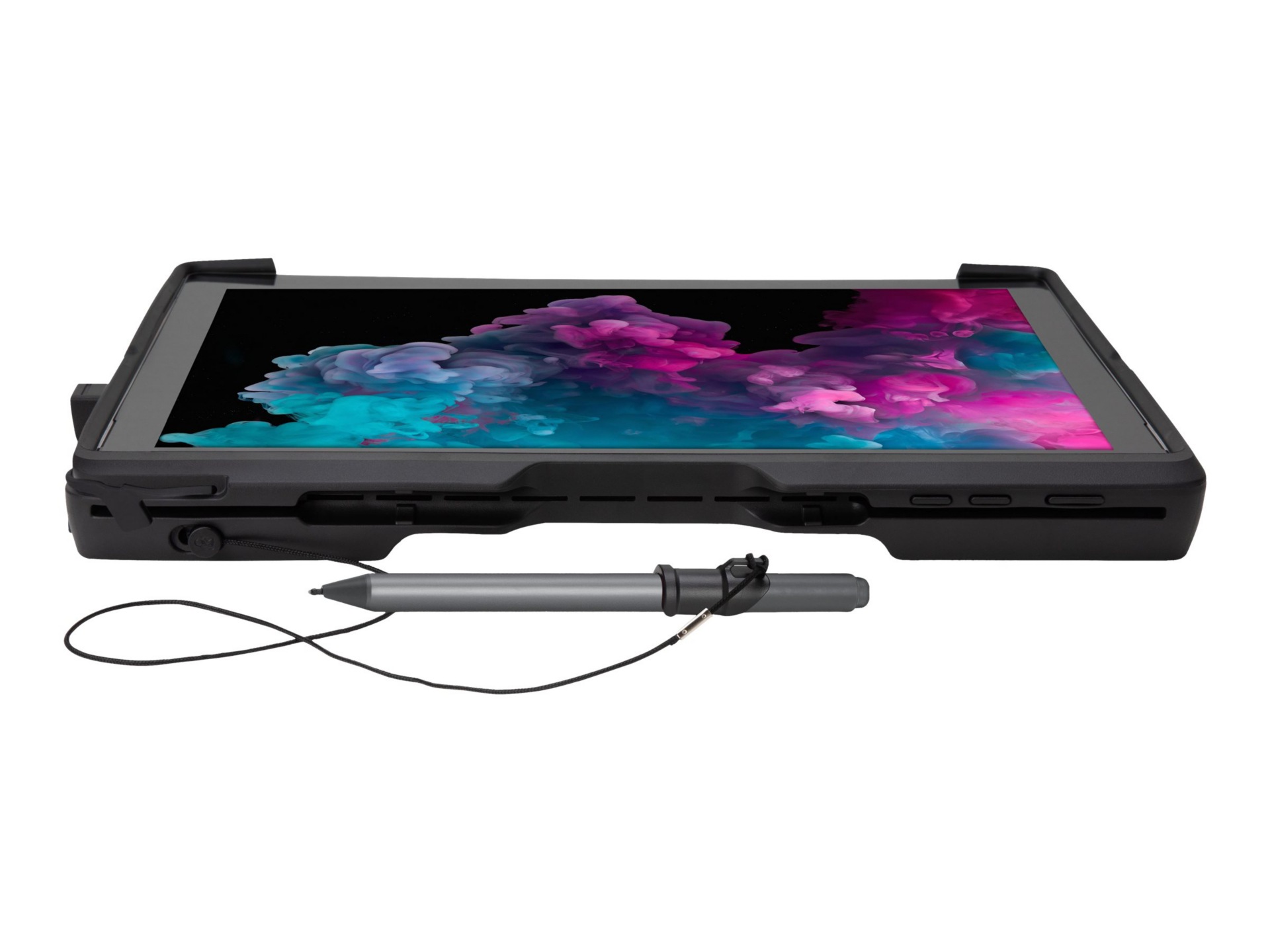 Kensington BlackBelt Rugged Case with Integrated CAC Reader for Surface Pro 7/6/5/4 - protective case for tablet