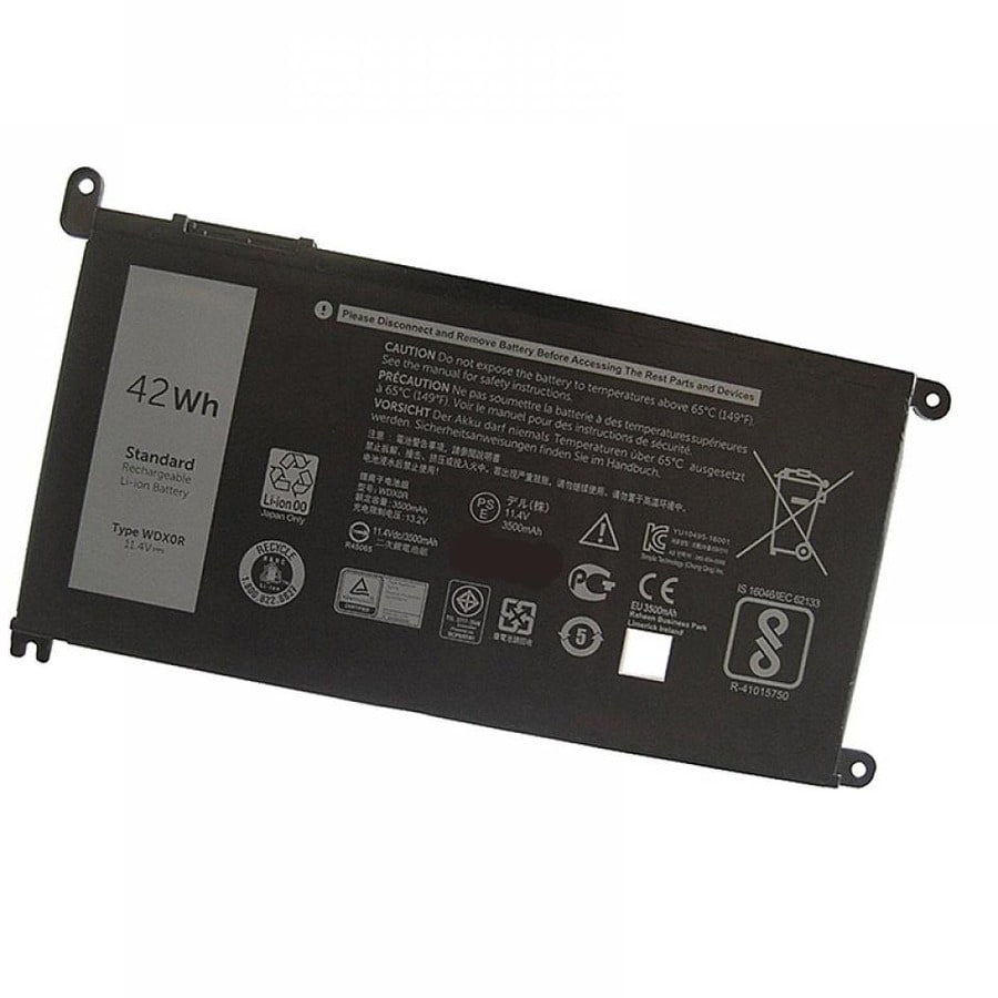 Premium Power Products Laptop Battery Replaces DELL WDX0R, 3CRH3, CYMGM, FC92N, T2JX4 for DELL Inspiron 13/14/15/17 5368