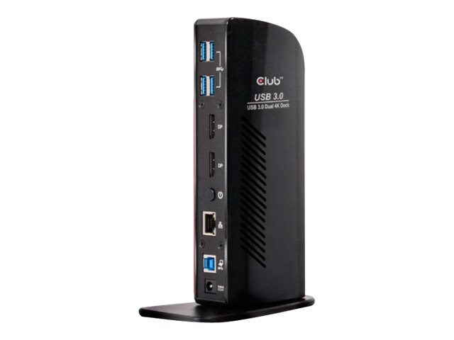 Club3D SenseVision USB 3.0 Dual Display 4K60Hz Docking Station - docking st