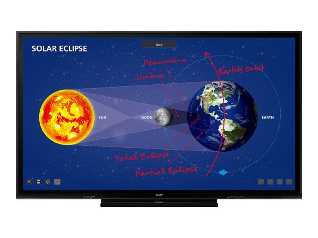 SHARP 86IN 4K UHD 20-POINT LED DISP