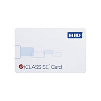 HID iCLASS SE 2K Bits with 2 Application Area Smart Card - Gloss White