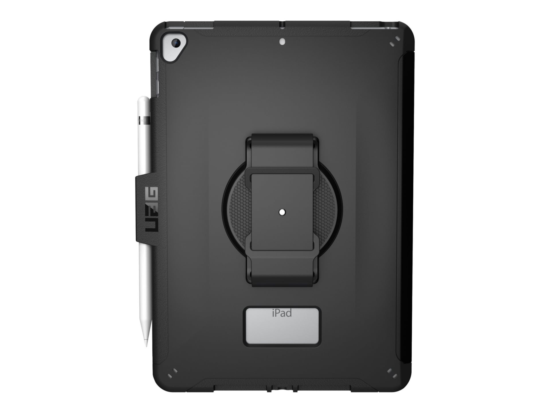 Casecentive Handstrap Coque iPad 10.2 Noire