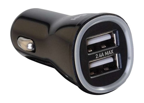 C2G 2PT USB CAR CHARGER 5V/2.4A