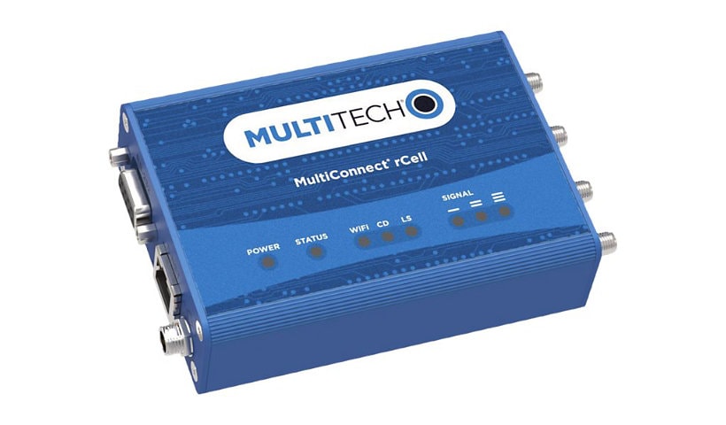 Multi-Tech MultiConnect rCell 100 Series MTR-LNA7-B07 - wireless router - WWAN - Wi-Fi, Bluetooth - desktop