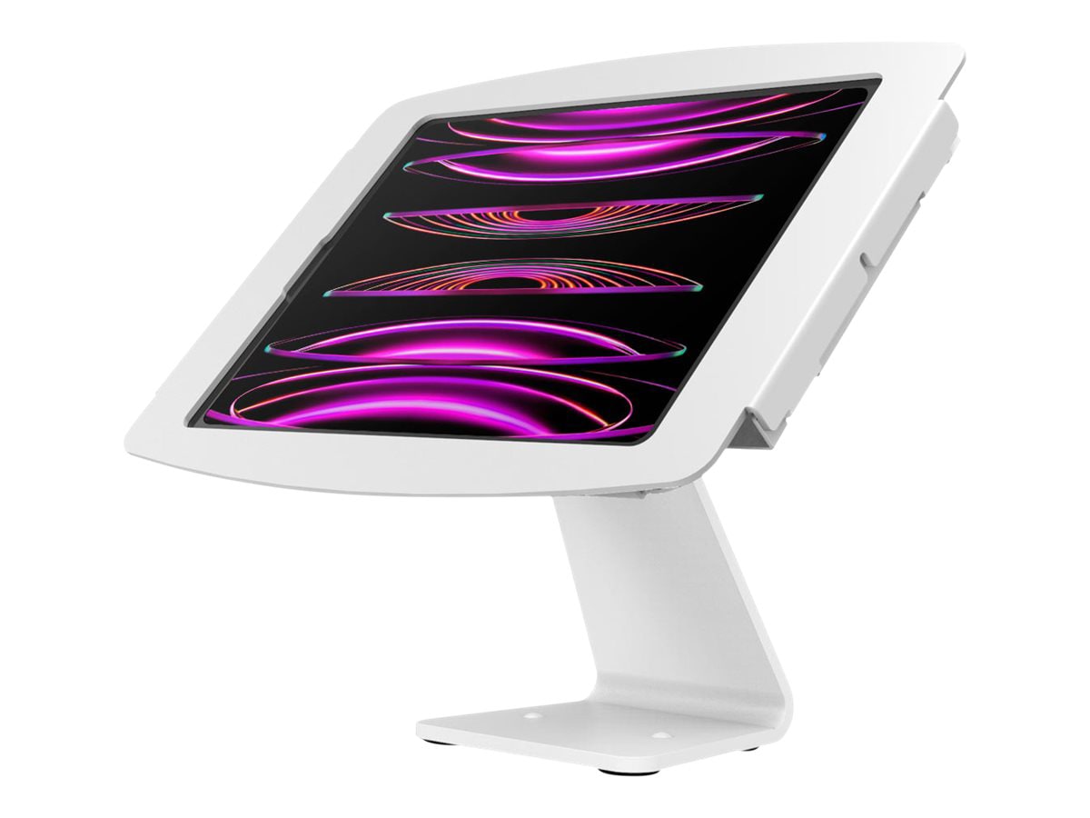 Compulocks iPad Pro 12.9" (3-6th Gen) Space Enclosure Rotating Counter Stand enclosure - for tablet - white