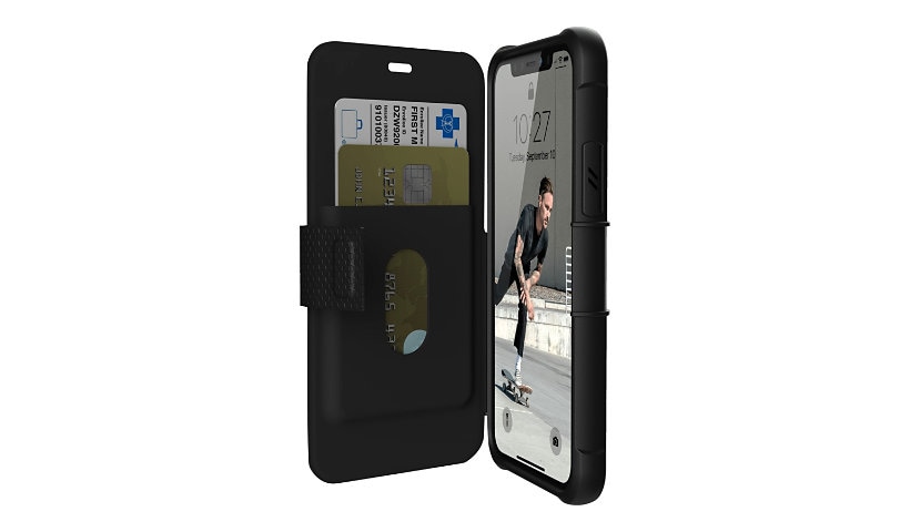 UAG Rugged Case for iPhone 11 Pro [5.8-inch screen] - Metropolis Black - fl