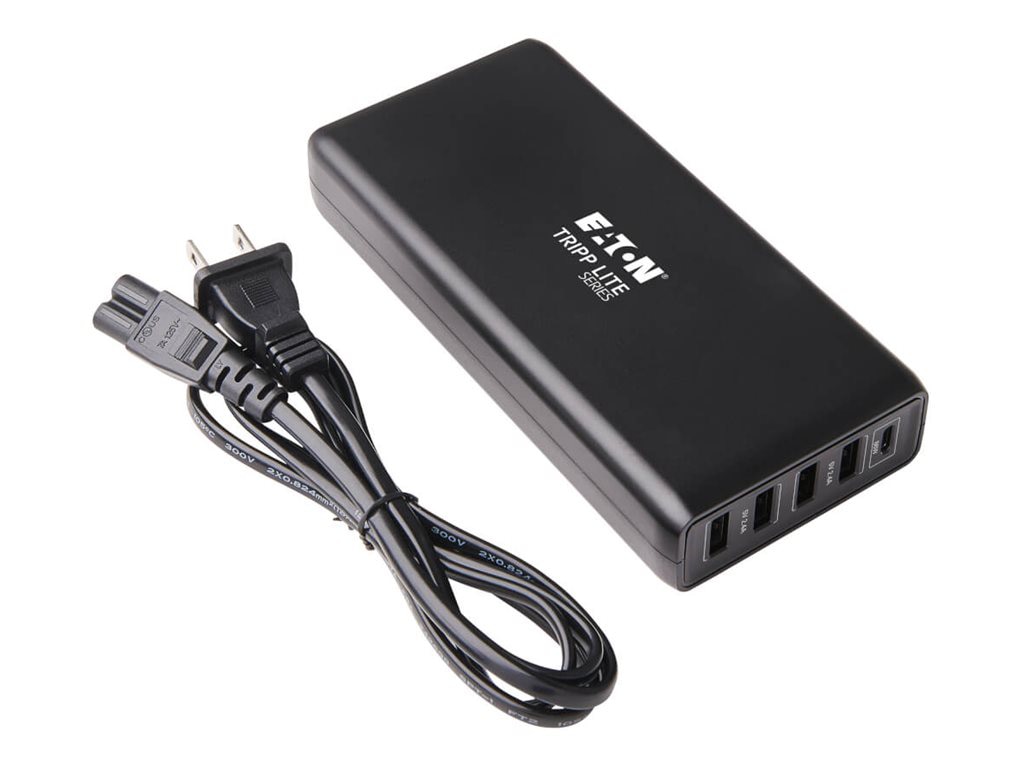 Thumbnail 4 of 9 for Eaton Tripp Lite Series USB-IF Multi-Device USB Charger 110W Total 1x USB-C PD 3.0 PD port 86W/4x USB-A Auto-sensing