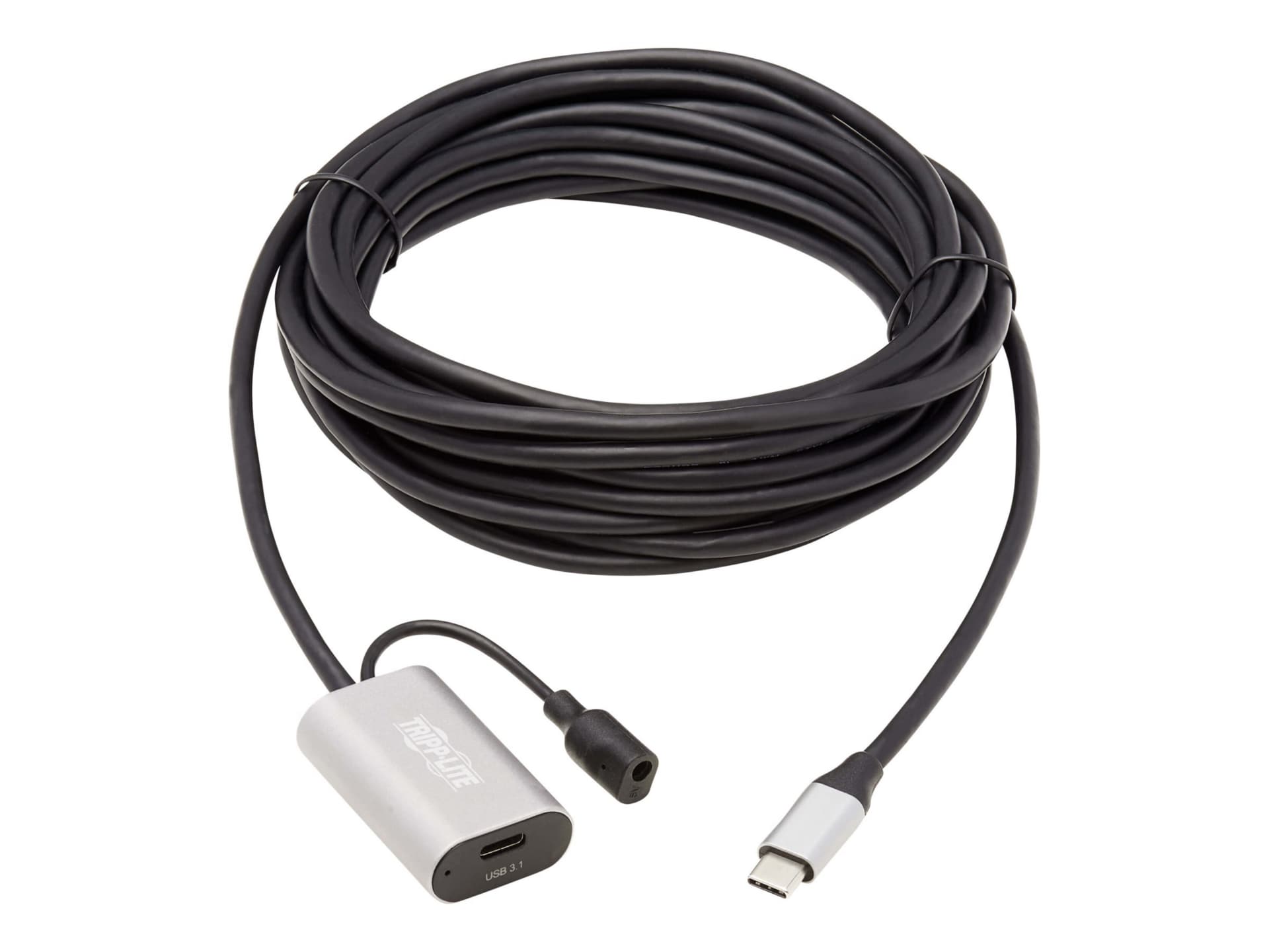 Thumbnail 2 of 6 for Eaton Tripp Lite Series USB C Active Extension Cable USB C to USB C USB 3.1 Gen 1 M/F 5M - USB extension cable - 24 pin