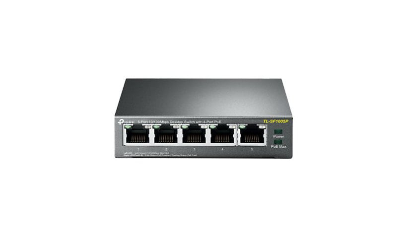 TP-Link TL-SF1005P - 5-Port Fast Ethernet PoE Switch